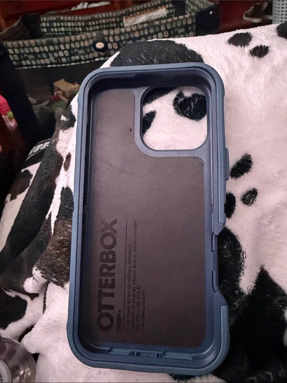 Apple OtterBox Protective Phone Case in Slate Blue